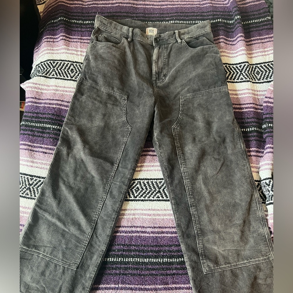 Men’s Grey Corduroy Pants